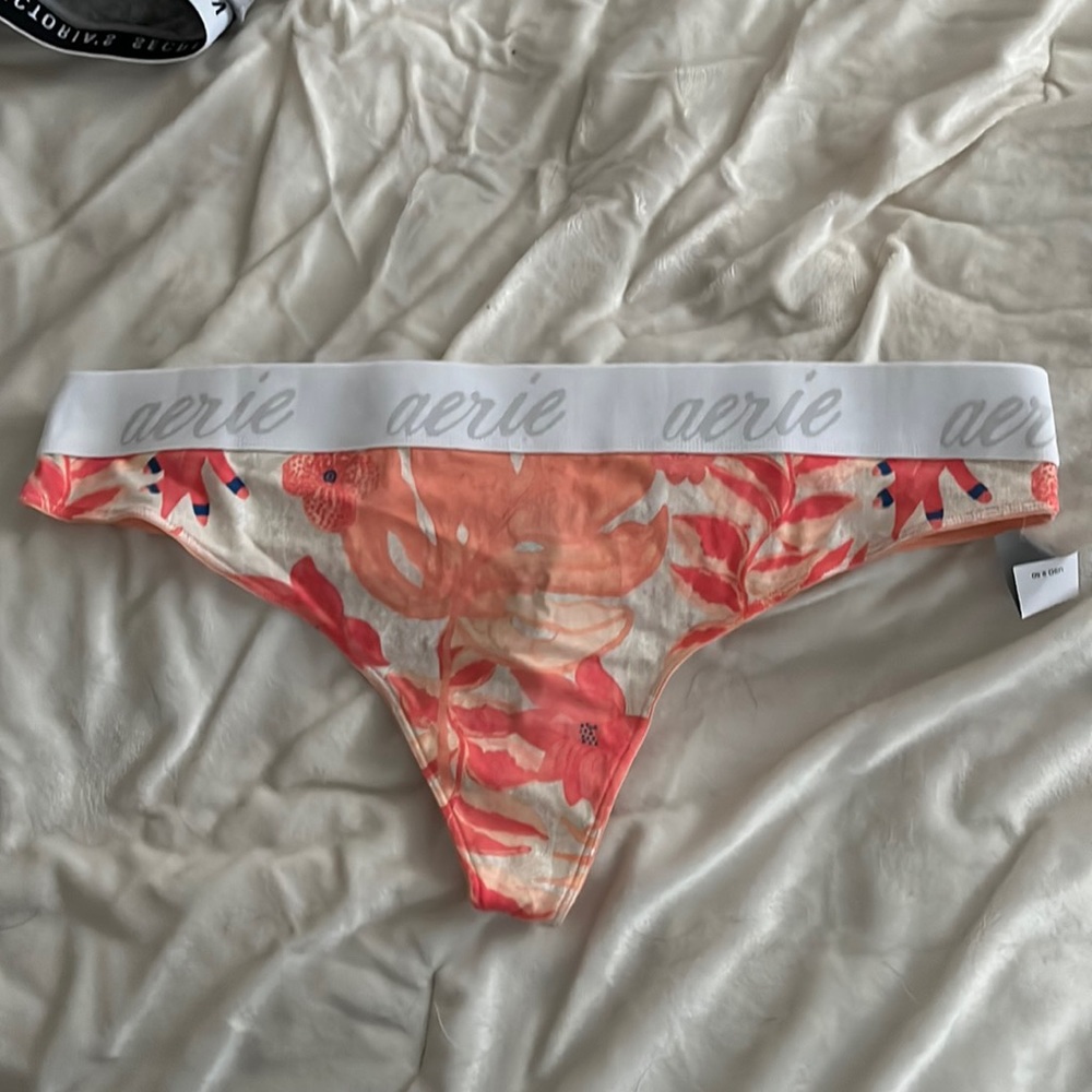 Aerie cotton thong